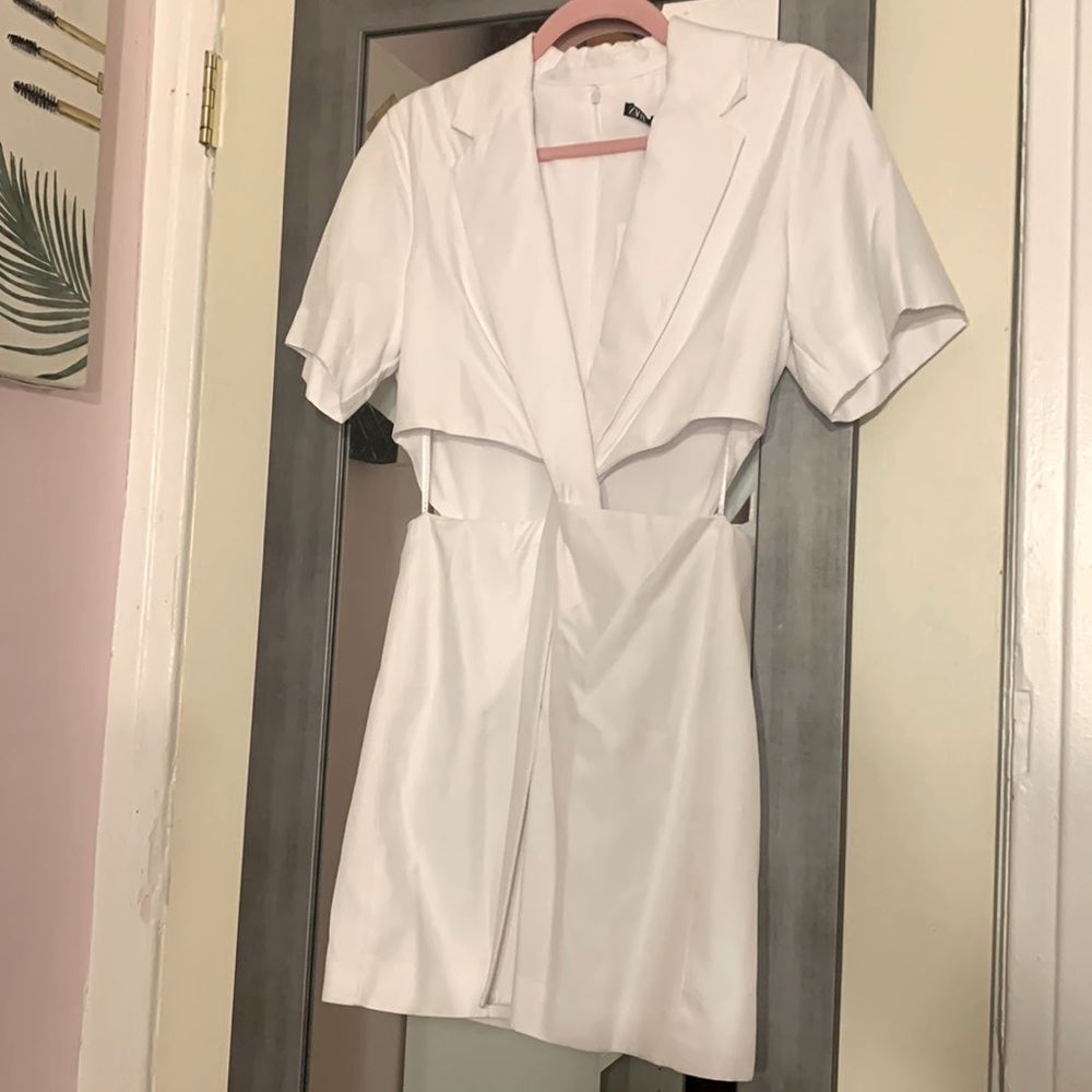 Zara cut out blazer dress